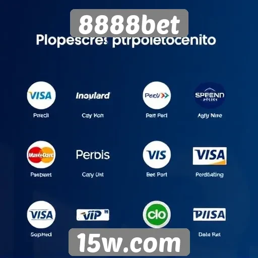 Métodos de pagamento aceitos no 8888bet