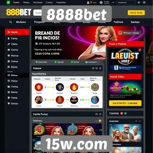 Interface do usuário do 8888bet é intuitiva